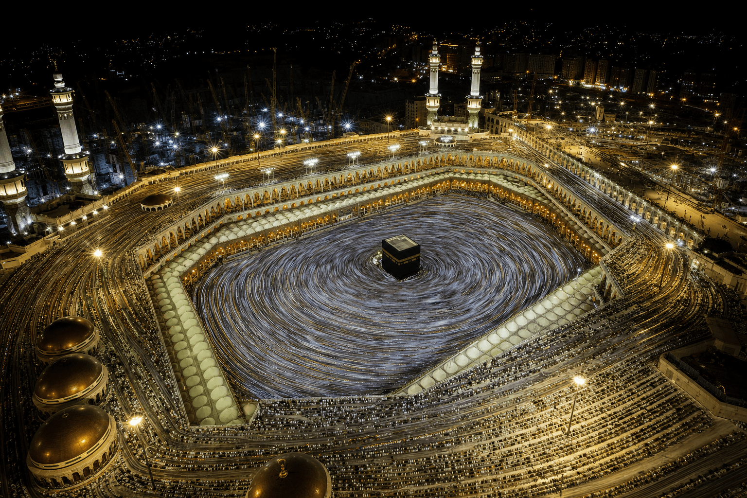 الطواف حول الكعبة المشرفة